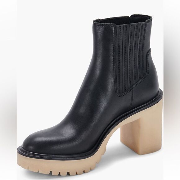 New Dolce Vita Caster H2O Waterproof platform bootie - Picture 2 of 8